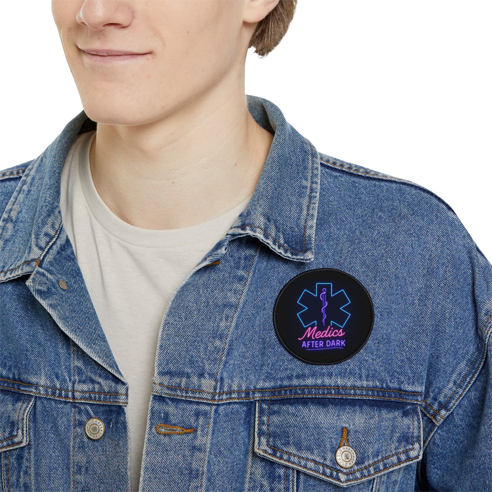 Iron-On Medics After Dark Neon Patch