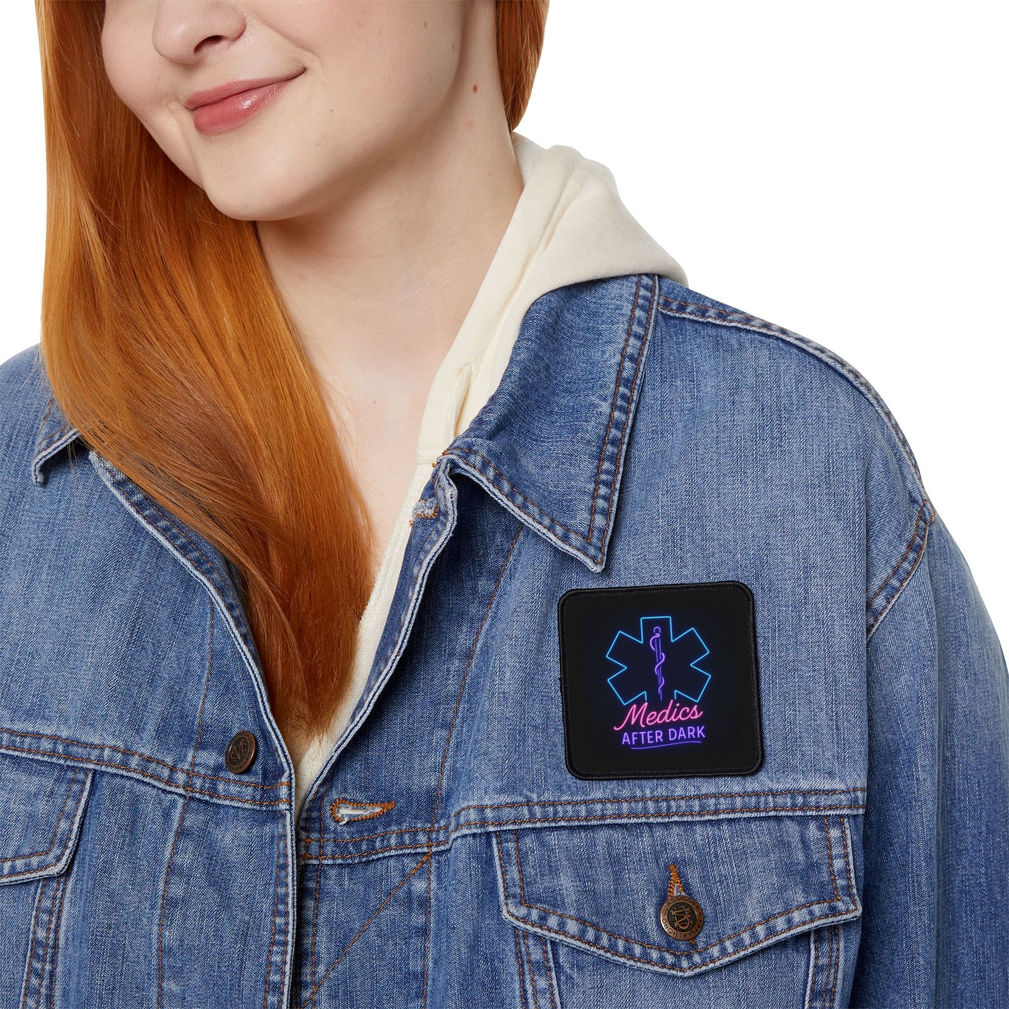Iron-On Medics After Dark Neon Patch