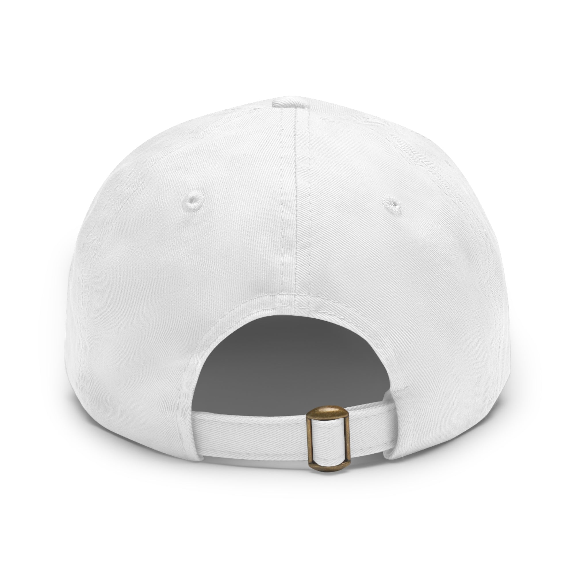 Flag Leather Patch Dad Hat