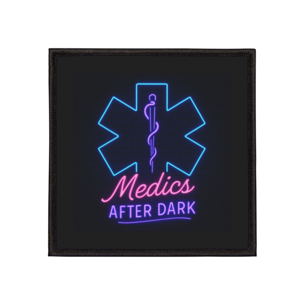 Iron-On Medics After Dark Neon Patch