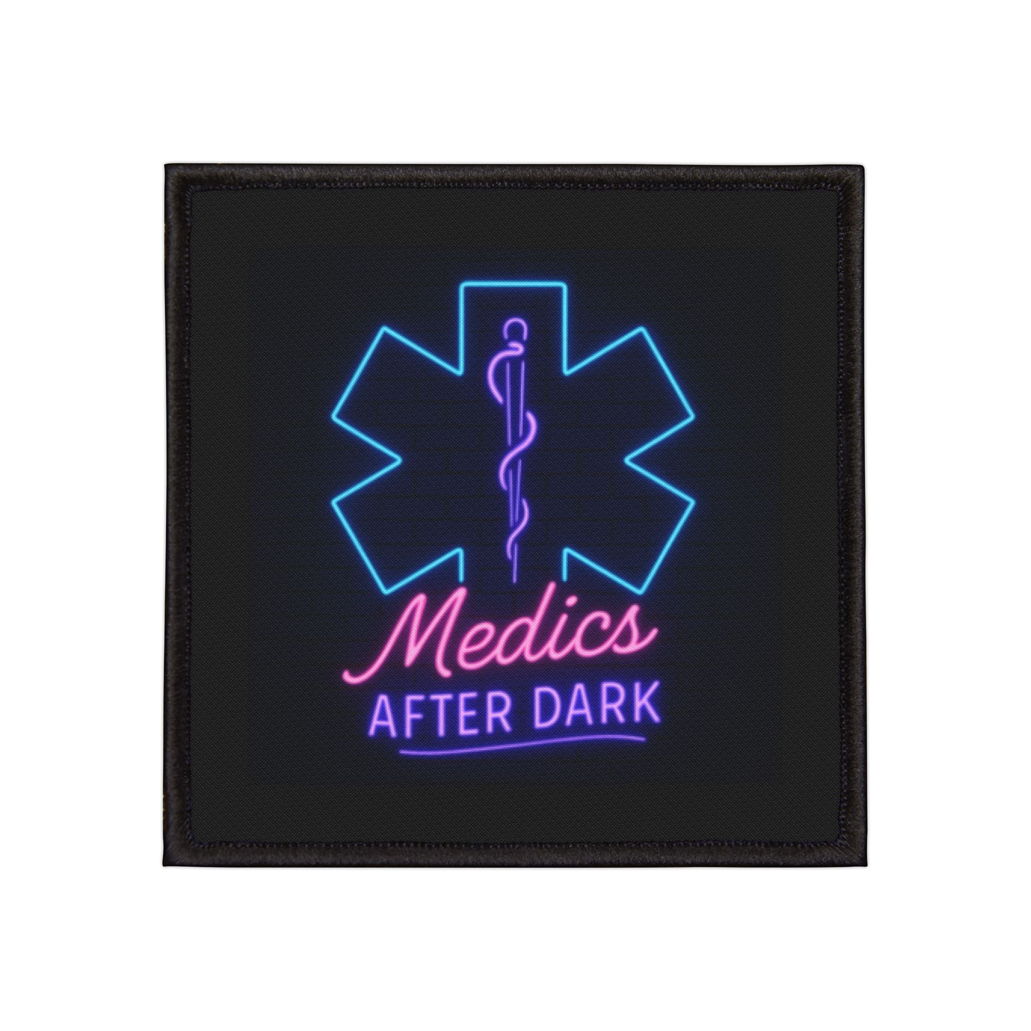 Iron-On Medics After Dark Neon Patch