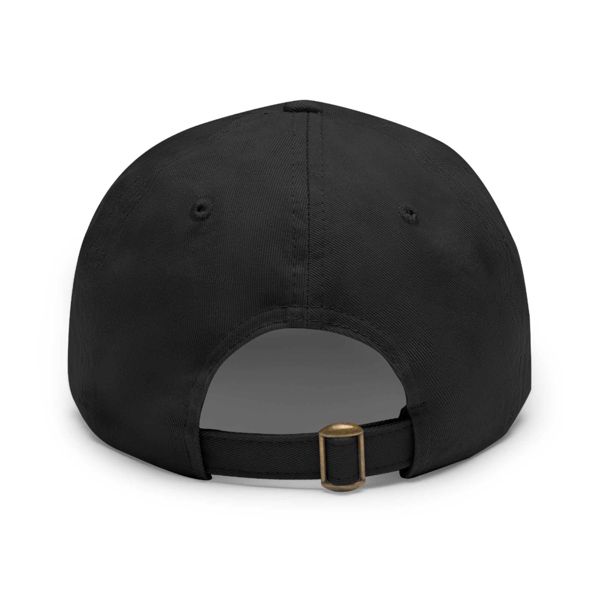 Flag Leather Patch Dad Hat