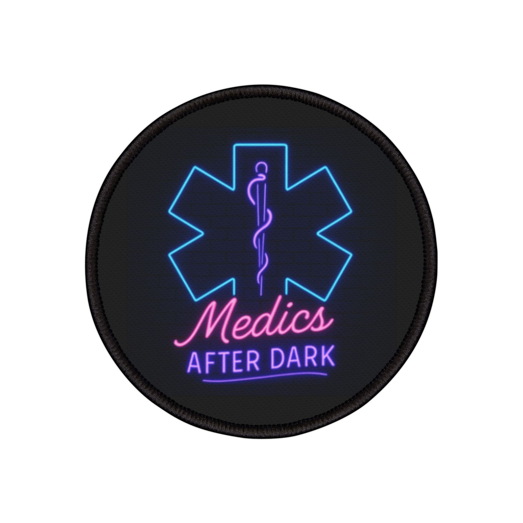 Iron-On Medics After Dark Neon Patch