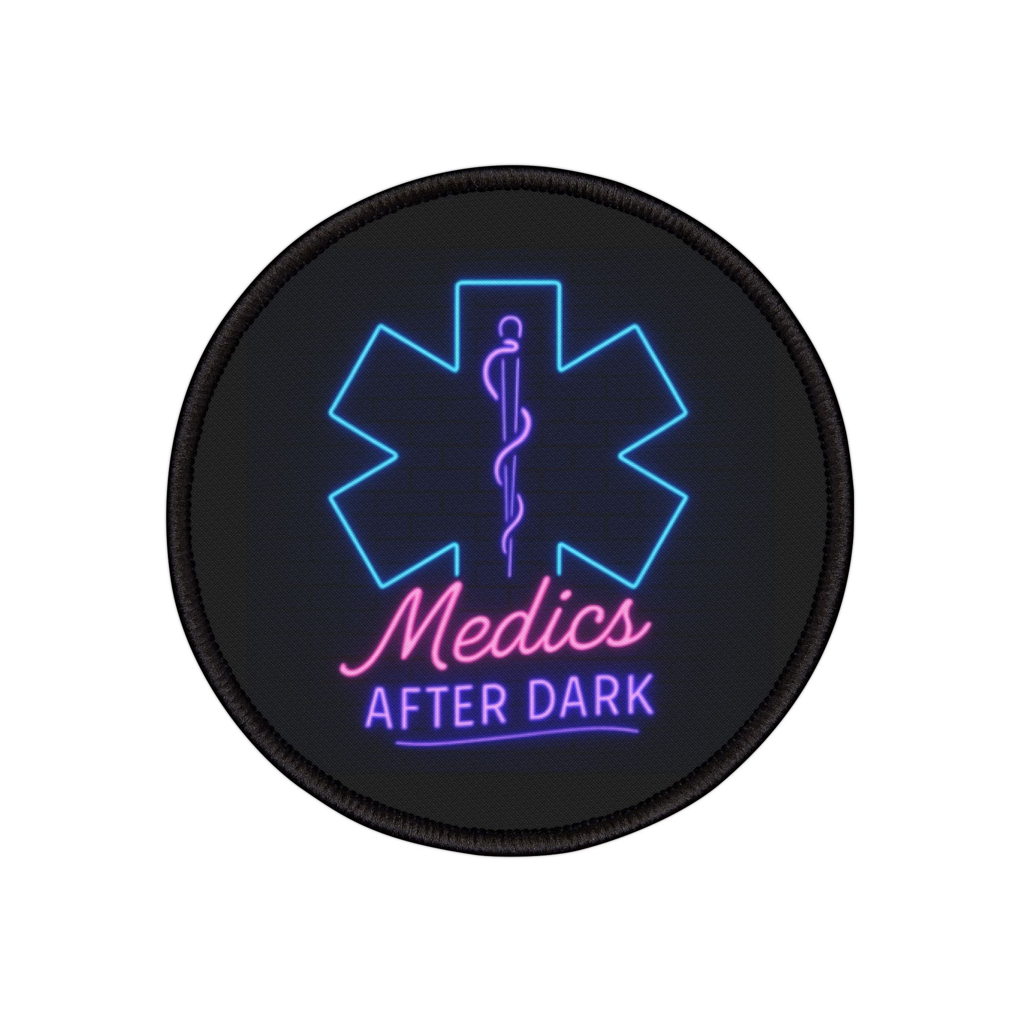 Iron-On Medics After Dark Neon Patch