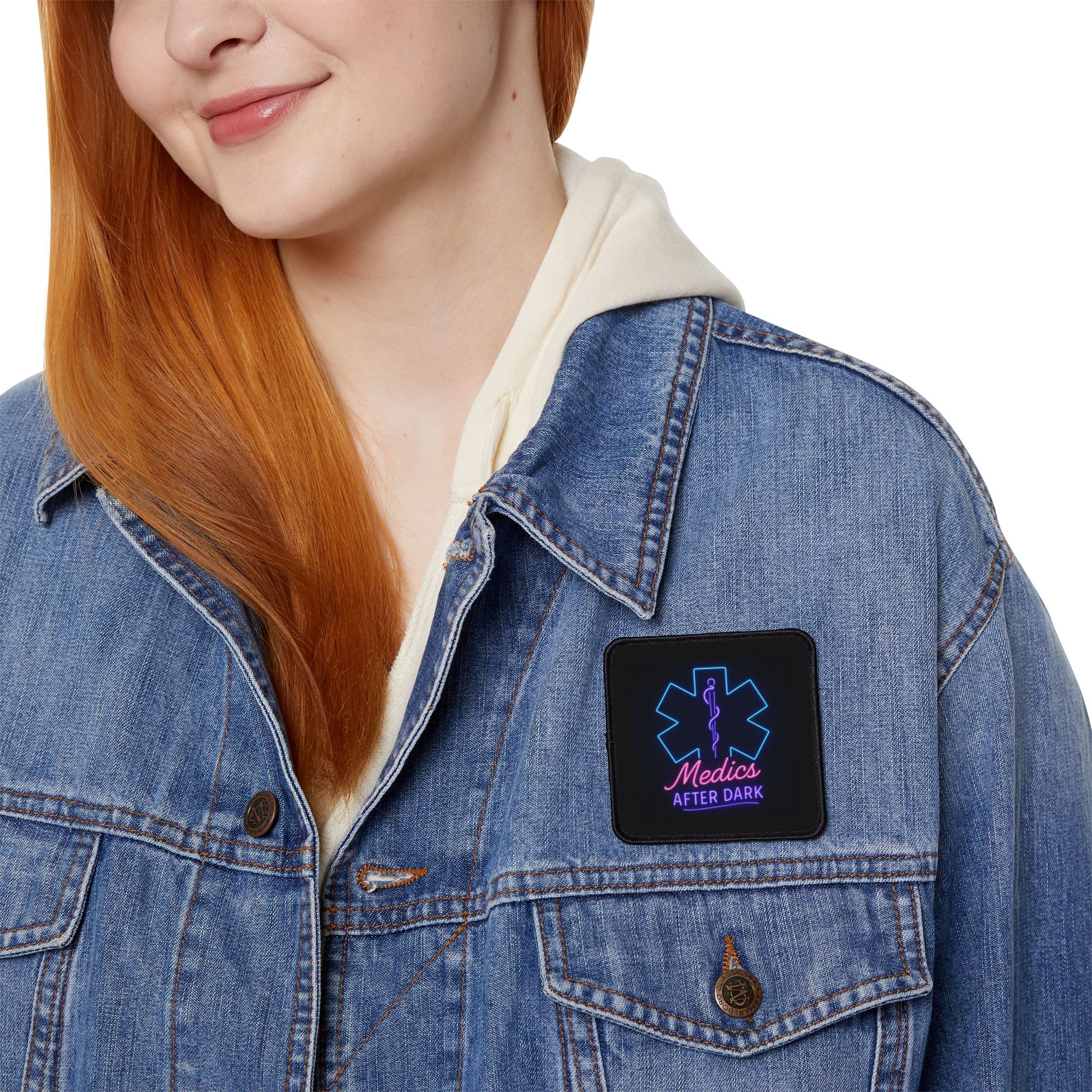 Iron-On Medics After Dark Neon Patch