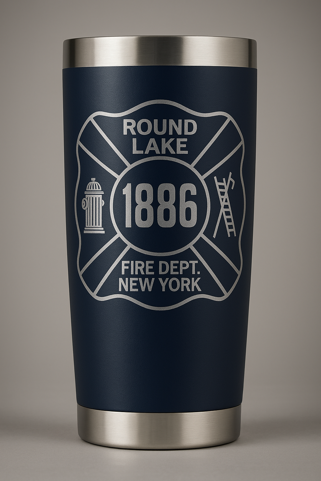 Round Lake Fire Department – 20oz Laser Engraved Insulated Tumbler