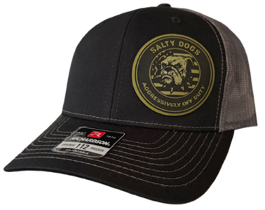 Salty Dogs Leather Patch Trucker Hat