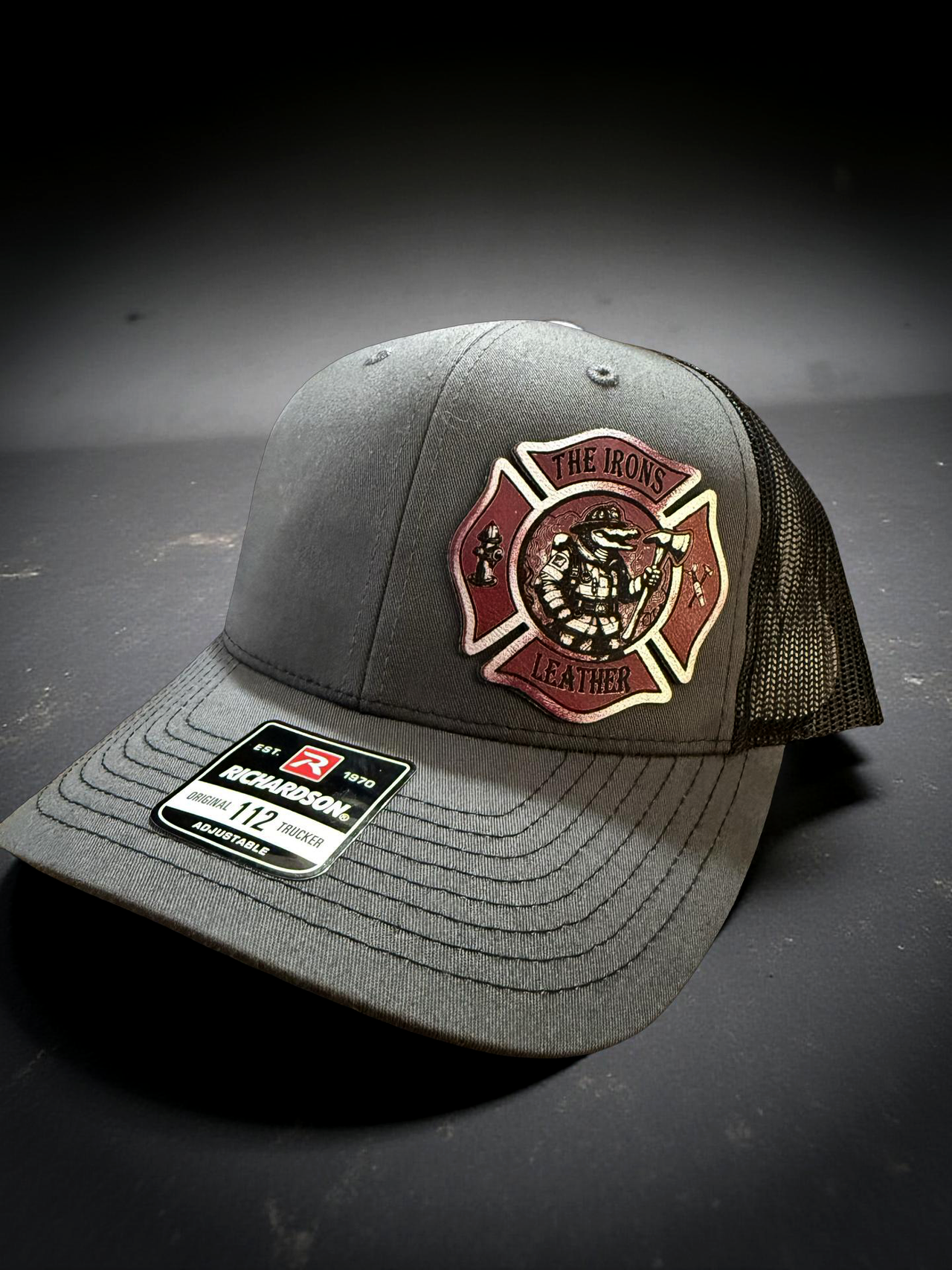 The Irons Leather | Gator Maltase Cross Trucker Hat