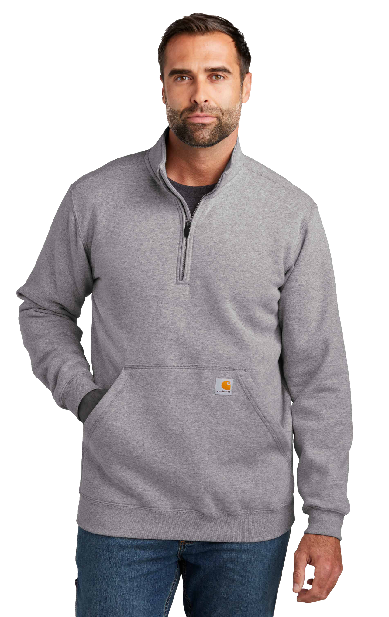 Carhartt Men's Midweight 1/4-Zip Mock Neck Sweatshirt Template