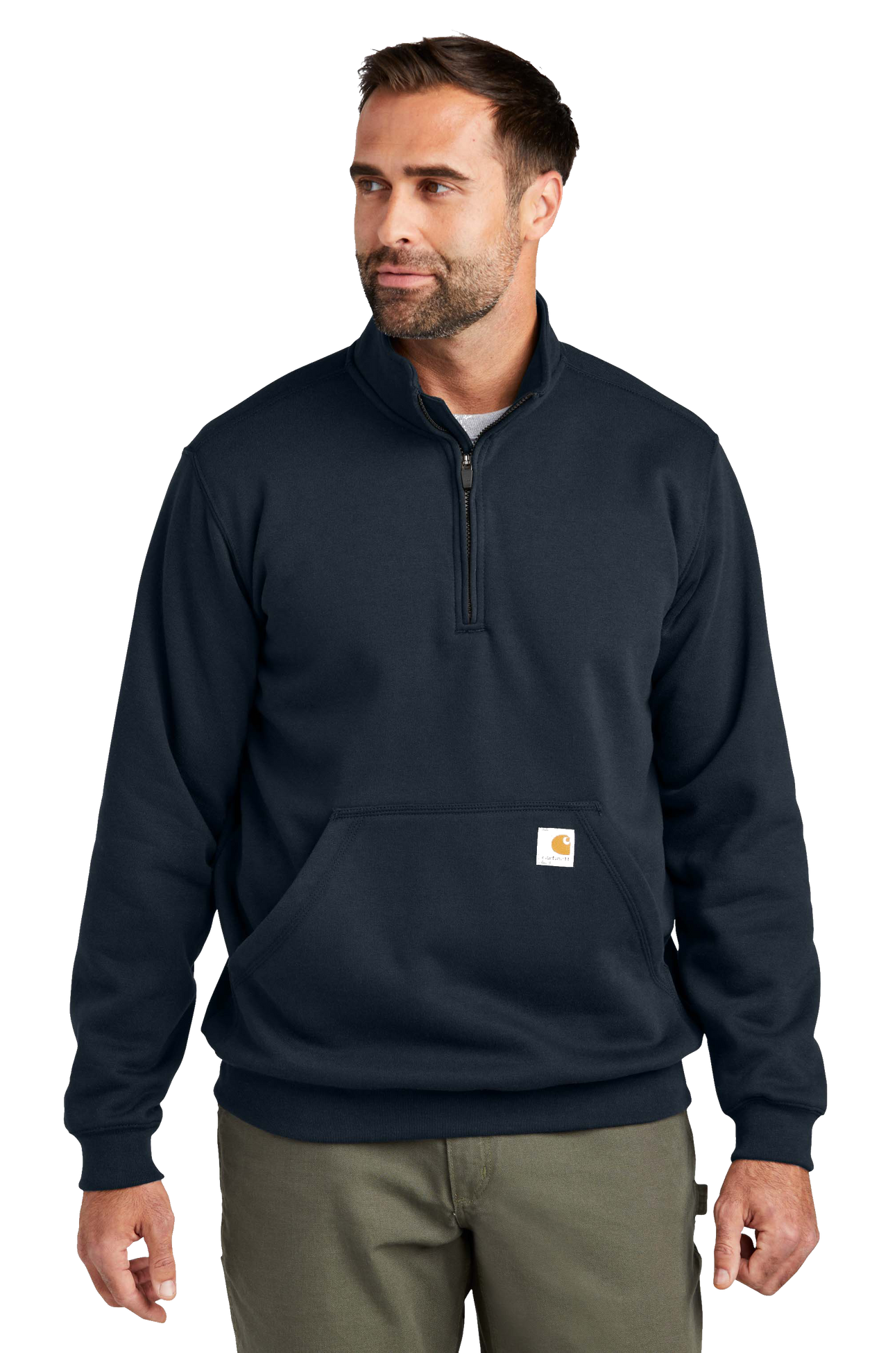Carhartt Men's Midweight 1/4-Zip Mock Neck Sweatshirt Template