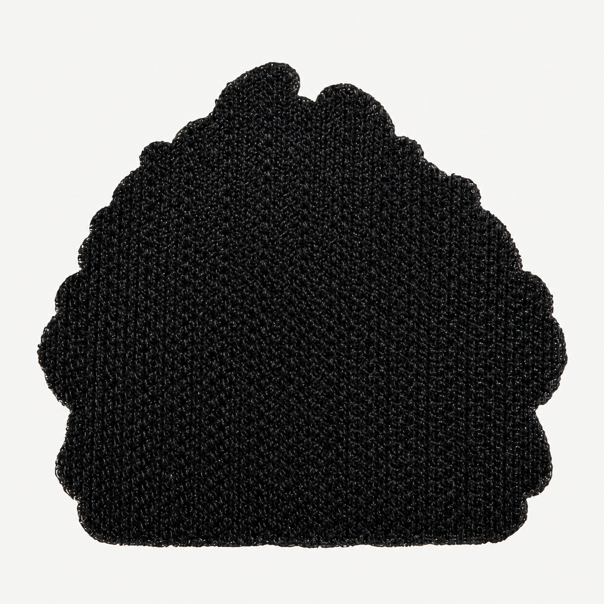 All Good morale patch black backing, rear view on a clean neutral background