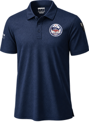 Frontline Legacy Group navy golf polo