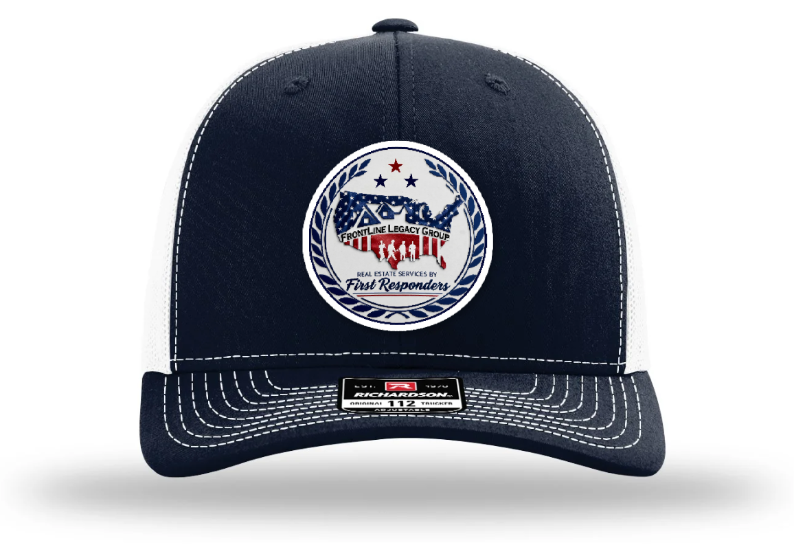 Frontline Legacy Group Richard 112 Snapback Leather Patch Hat