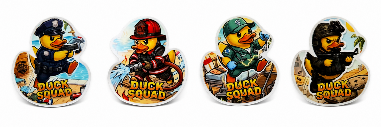 Duck Squad: Summer Patrol Vinyl Stickers (3")